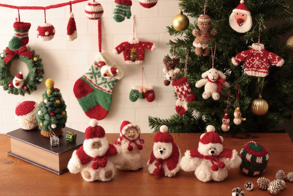 ネパールから届いたエシカルなフェルトこもの フェルトツリー マークス