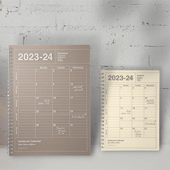 ノートブックカレンダー2023年版4月始まり