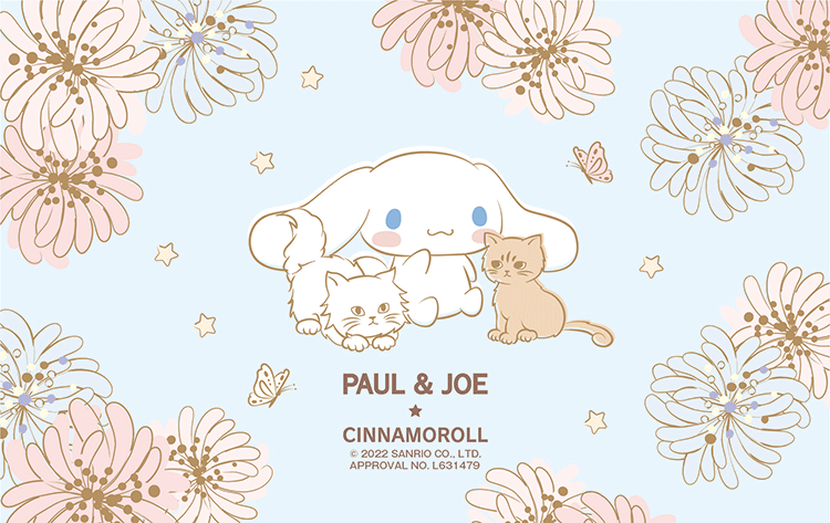 「ポール & ジョー ラ・パペトリー」×サンリオ「シナモロール」スペシャルコラボから、限定ステーショナリーが発売！