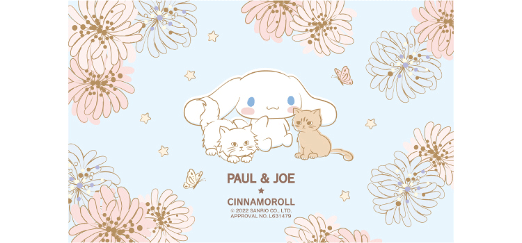 「ポール & ジョー」×サンリオ「シナモロール」
