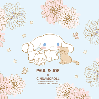 「ポール & ジョー」×サンリオ「シナモロール」