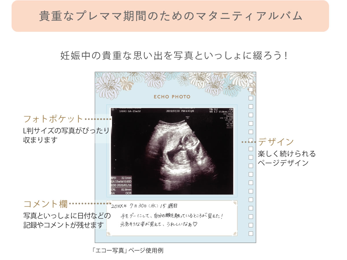 貴重なプレママ期のためのマタニティアルバム