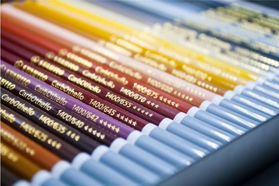 色: セットスタビロ 水彩色鉛筆 カーブオテロ 60色セット 1460-6
