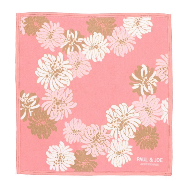 ポール ジョー アクセソワ スマホ拭きハンカチ S クリザンテーム コーラルピンク マークス公式通販