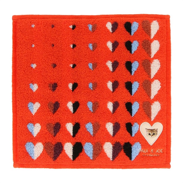 ポール ジョー アクセソワ ハンカチ S ハートヌネット レッド マークス公式通販