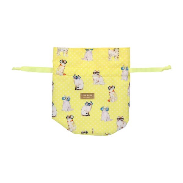 ポール ジョー シスター アクセソワ ポーチ 巾着ポーチ ガッティサングラス イエロー ポール ジョー アクセソワ マークス公式通販