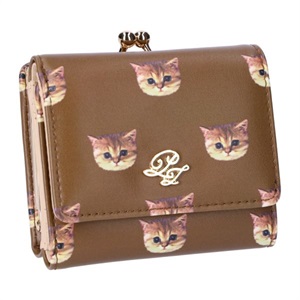 口金ミニ財布(ヌネット/ブラウン)/ポール&ジョー アクセソワ