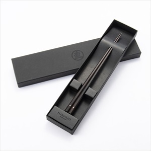 マルナオ 特上百年八角箸 黒檀･235mm