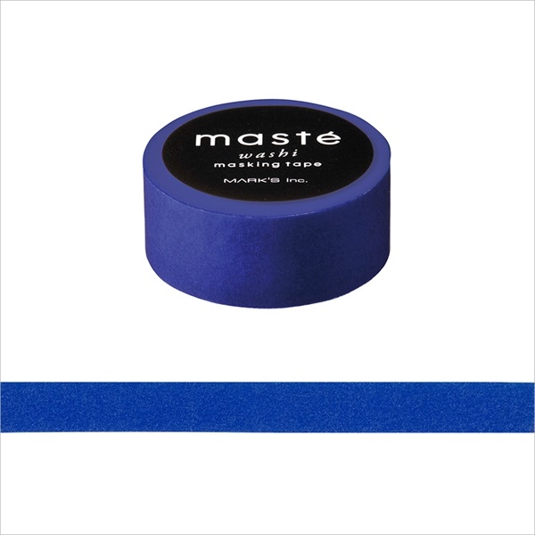 「マステ」 マークス マスキングテープ･ベーシック IMPRESSIVE TONE ＜ブルー/無地＞
