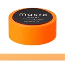 「マステ」 マークス マスキングテープ･ベーシック VISIBLE NEON(ネオンオレンジ)