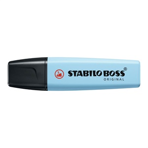 STABILO スタビロ ボス 蛍光ペン 水性蛍光インク 中綿式 5mm/2mm チーゼル型チップ キャップ式