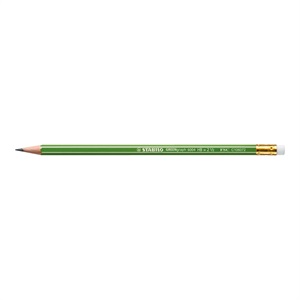 グリーングラフ 12本セット･消しゴム付 鉛筆 2.2mm HB/STABILO(スタビロ)