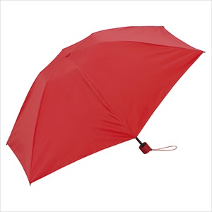 WPC UVカット率99% 晴雨兼用 折たたみ傘 unnurella(アンヌレラ)mini(レッド)