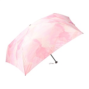 軽量 折りたたみ傘 水彩(ピンク) マークス