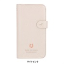 PEDIR ペディール シルエット iPhone13Pro対応 スマホケース(手帳型) マークス(ライトピンク)