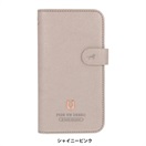 PEDIR ペディール シルエット iPhone13Pro対応 スマホケース(手帳型) マークス(シャイニーピンク)