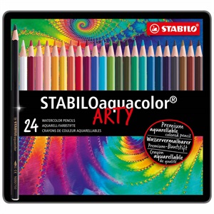 美品】水彩絵具 色鉛筆 スワンスタビロ スタビロトーン - メルカリ
