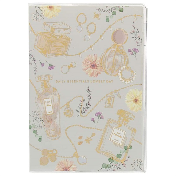 直営店限定 マークス 手帳 22 スケジュール帳 10月始まり 月間ブロック B6正寸 フラワーパフューム マークス公式通販