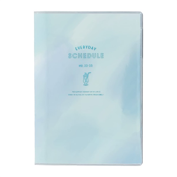 マークス 手帳 22 スケジュール帳 4月始まり 月間ブロック タスク管理 B6正寸 水彩 マークス公式通販