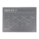 マークス 手帳 2022 スケジュール帳 4月始まり 月間ブロック M ノートブックカレンダー・M(ブラック)