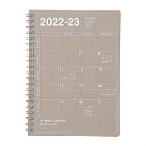 マークス 手帳 2022 スケジュール帳 4月始まり 月間ブロック S･縦型 ノートブックカレンダー・S・縦型