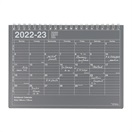 マークス 手帳 2022 スケジュール帳 4月始まり 月間ブロック S ノートブックカレンダー・S(ブラック)