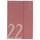 マークス 手帳 2022 スケジュール帳 12月始まり 週間レフト B6変型 マグネット22(ピンク)