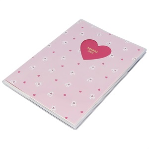 マークス 手帳 22 スケジュール帳 12月始まり 月間ブロック B6正寸 ホール ハート テディベア マークス公式通販