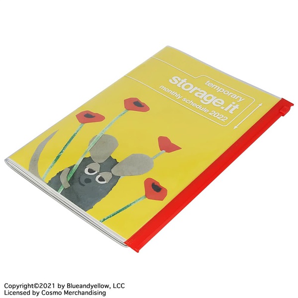 マークス 手帳 22 スケジュール帳 12月始まり 月間ブロック ノート A5正寸 リサイクルpvc ストレージ ドット イット レオ レオニ マークス公式通販