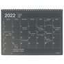 マークス 手帳 2022 スケジュール帳 1月始まり 月間ブロック M ノートブックカレンダー(ブラック)