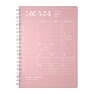マークス 手帳 2023 スケジュール帳 4月始まり 月間ブロック B6変型 ノートブックカレンダー・S・縦型(ピンク)