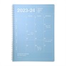 マークス 手帳 2023 スケジュール帳 4月始まり 月間ブロック B5変型 ノートブックカレンダー・M・縦型(ブルー)