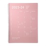 マークス 手帳 2023 スケジュール帳 4月始まり 月間ブロック B5変型 ノートブックカレンダー・M・縦型(ピンク)