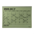 マークス 手帳 2023 スケジュール帳 4月始まり 月間ブロック B5変型 ノートブックカレンダー・M(カーキ)