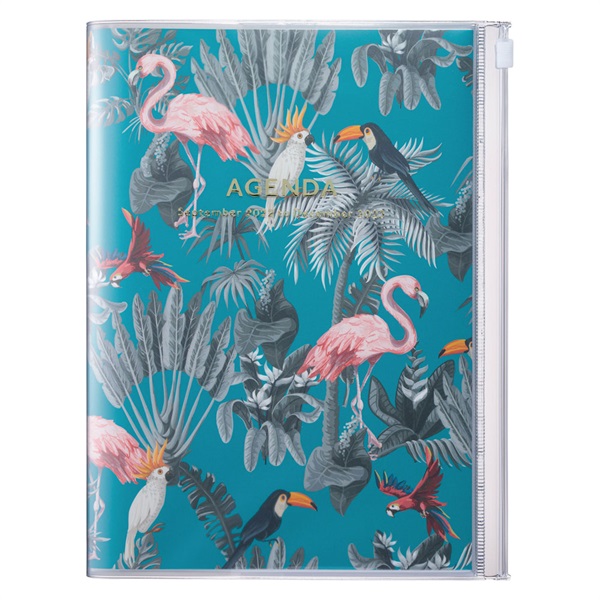 マークス 手帳 23 スケジュール帳 9月始まり 週間バーチカル A5正寸 リサイクルpvc ジャングル マークス公式通販 マークス 手帳 23 スケジュール帳 9月始まり 週間バーチカル A5正寸 リサイクルpvc ジャングル マークス公式通販