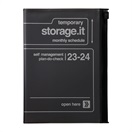 マークス 手帳 2023 スケジュール帳 3月始まり 月間ブロック＋ノート B6変型 リサイクルPVC ストレージイット(ブラック)