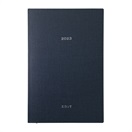 【直営店限定】EDiT 手帳 2023 スケジュール帳 4月始まり １日１ページ B6変型 カラーリフィル(インディゴブルー)