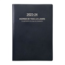 【直営店限定】マークス 手帳 2023 スケジュール帳 3月始まり 月間ブロック＋ノート A5正寸 アネ・ド・パリ(ネイビー)