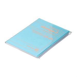 マークス 手帳 2023 スケジュール帳 3月始まり 月間ブロック＋ノート A5正寸 リサイクルPVC ストレージイット/ネオン
