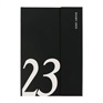 マークス 手帳 2023 スケジュール帳 12月始まり 週間レフト A6変型 マグネット23(ブラック)