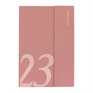マークス 手帳 2023 スケジュール帳 12月始まり 週間レフト B6変型 マグネット23(ピンク)