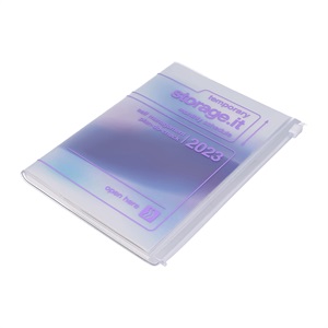マークス 手帳 2023 スケジュール帳 12月始まり 月間ブロック＋ノート B6変型 リサイクルPVC ストレージイット /アブストラクト