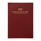 【WEB限定】マークス 手帳 2023 スケジュール帳 12月始まり 月間ブロック＋ノート A5正寸 アネ・ド・パリ(ボルドー)