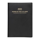 【WEB限定】マークス 手帳 2023 スケジュール帳 12月始まり 月間ブロック＋ノート A5正寸 アネ・ド・パリ(ブラック)