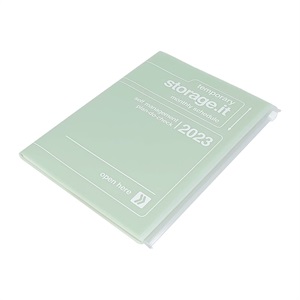 マークス 手帳 2023 スケジュール帳 12月始まり 月間ブロック＋ノート A5正寸 リサイクルPVC ストレージイット