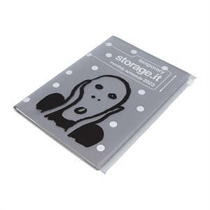 マークス 手帳 2023 スケジュール帳 12月始まり 月間ブロック＋ノート A5正寸 リサイクルPVC ストレージイット /エキセントリック