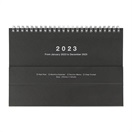 マークス 手帳 2023 スケジュール帳 1月始まり 月間ブロック A5 ノートブックカレンダー・マグネット(ブラック)