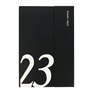 マークス 手帳 2023 スケジュール帳 12月始まり 週間レフト B6変型 マグネット23(ブラック)