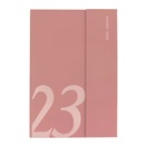 マークス 手帳 2023 スケジュール帳 12月始まり 週間レフト B6変型 マグネット23(ピンク)