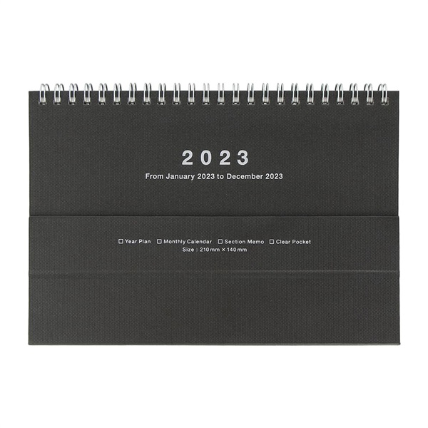マークス 手帳 2023 スケジュール帳 1月始まり 月間ブロック A5 ノートブックカレンダー・マグネット | マークス公式通販